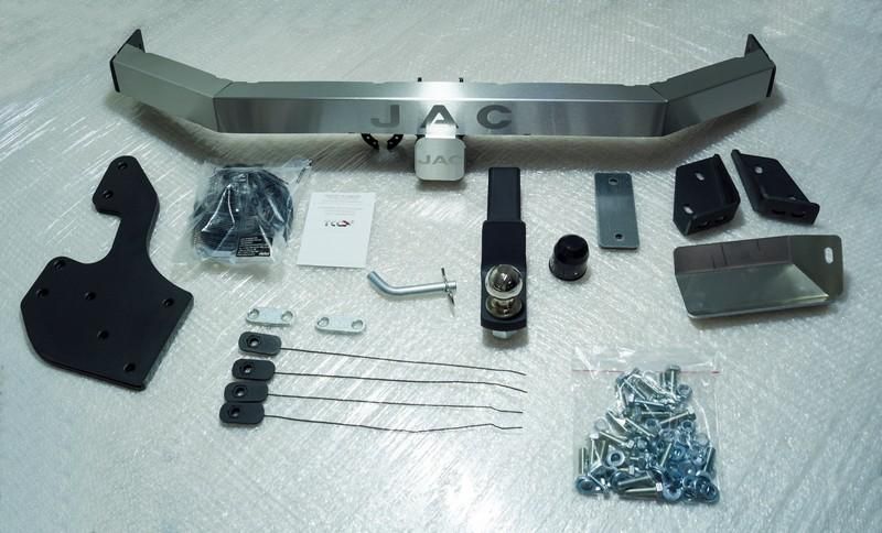 Фаркоп (оцинкованный, надпись JAC, шар E) 100/2500 кг