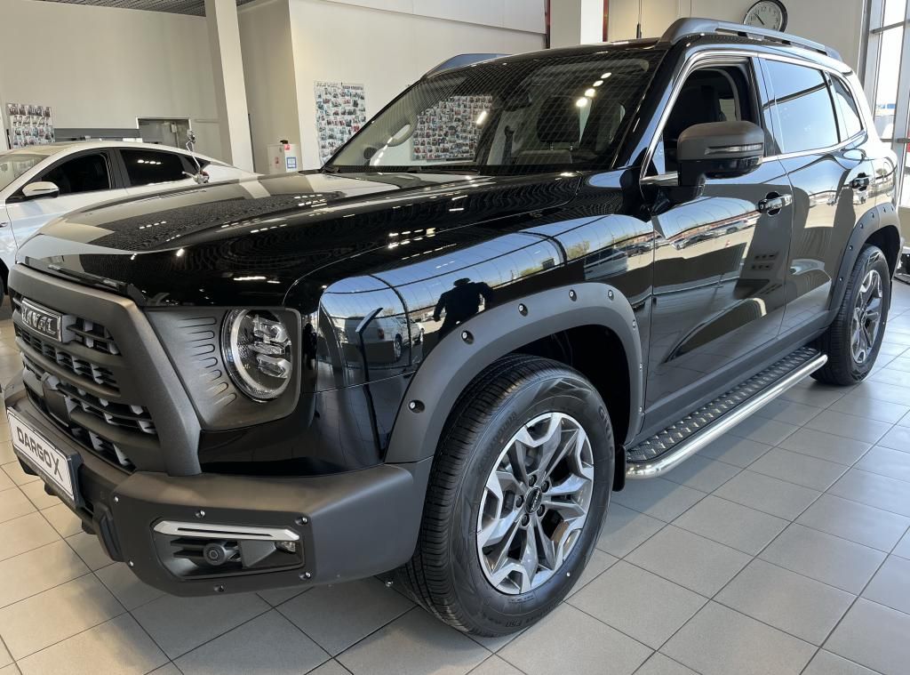 Пороги листовые с трубой 53 мм на Haval Dargo