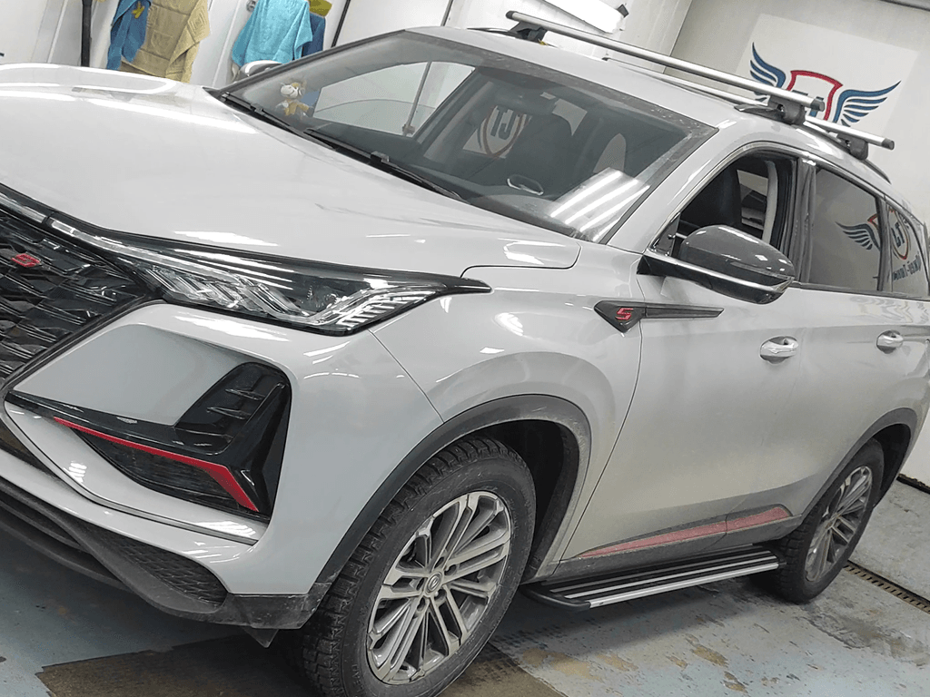 Пороги алюминиевые "Slim Line Silver" 1720 мм