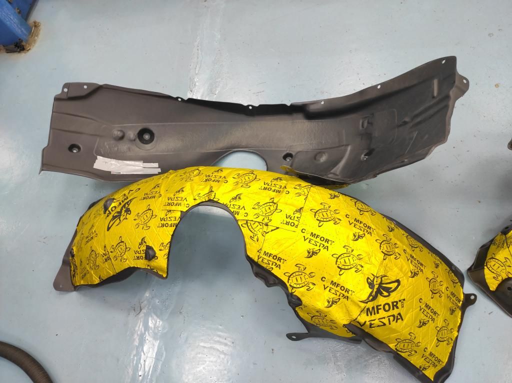 Подкрылки с шумоизоляцией на Changan UNI-K