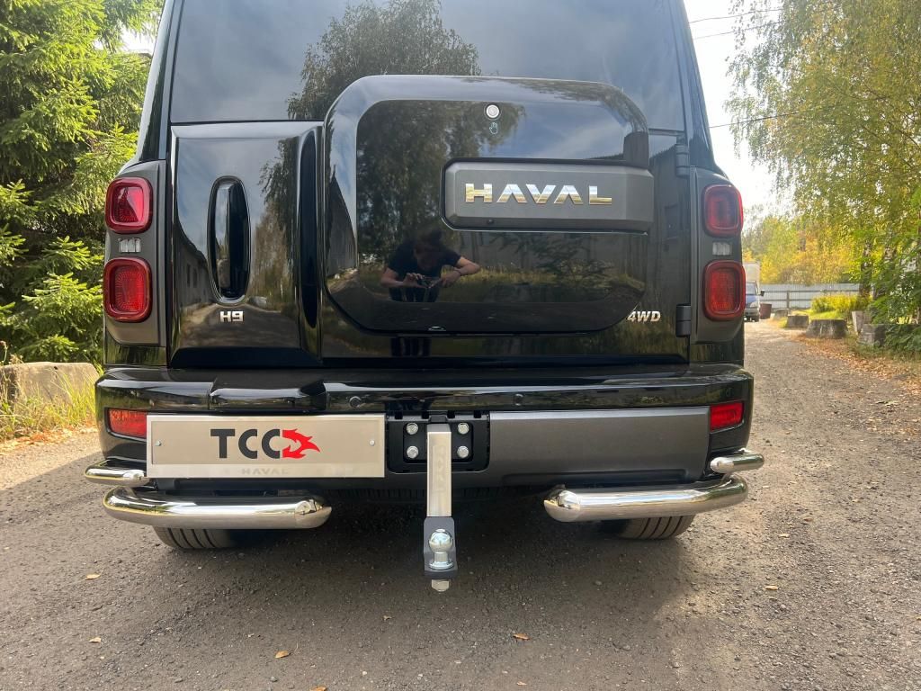 Фаркоп (оцинкованный,  шар E, надпись Haval)