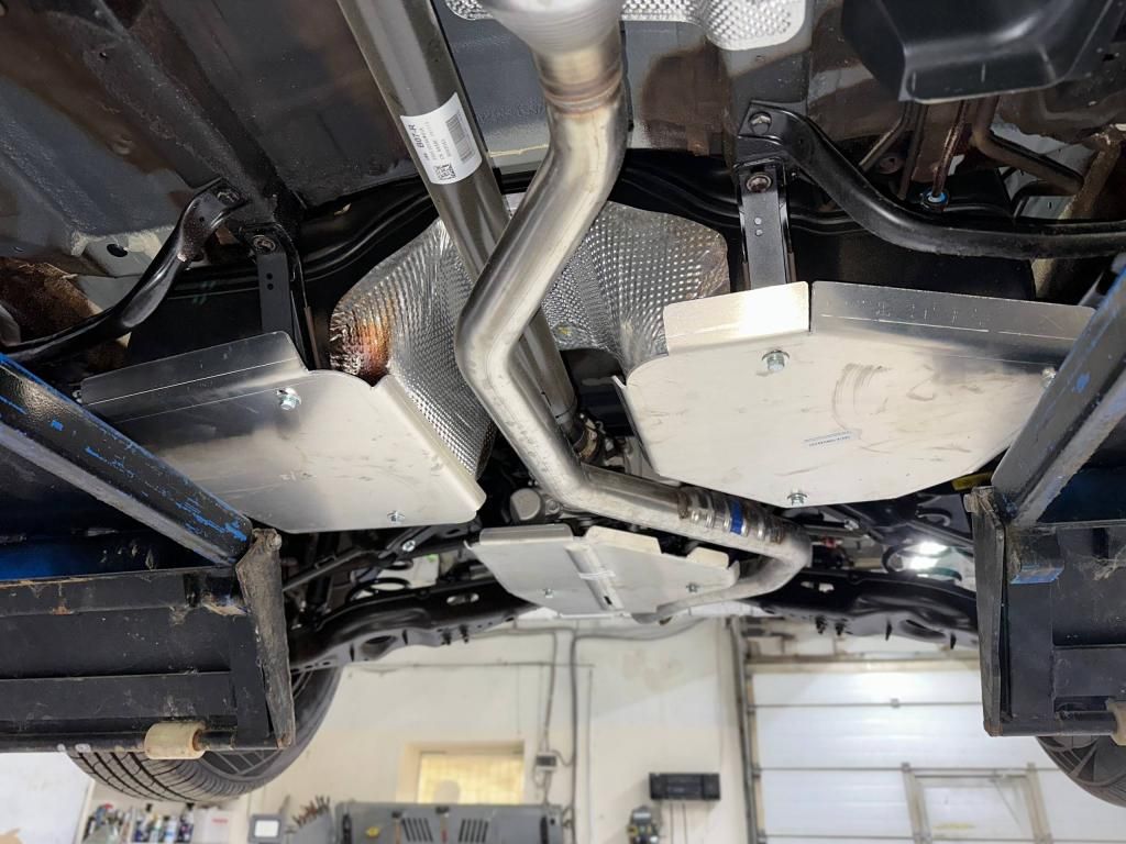 Защиты комплект (алюминий) 4мм (картер, кпп, рк)