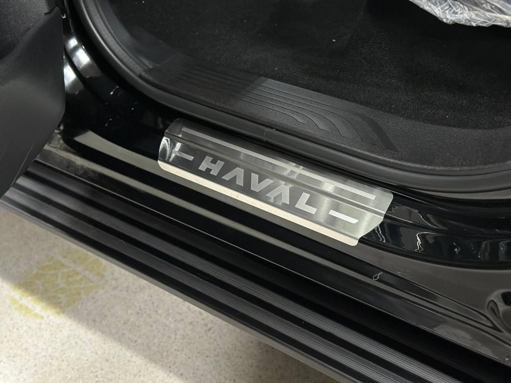 Накладки на пороги (лист шлифованный надпись HAVAL) 4шт