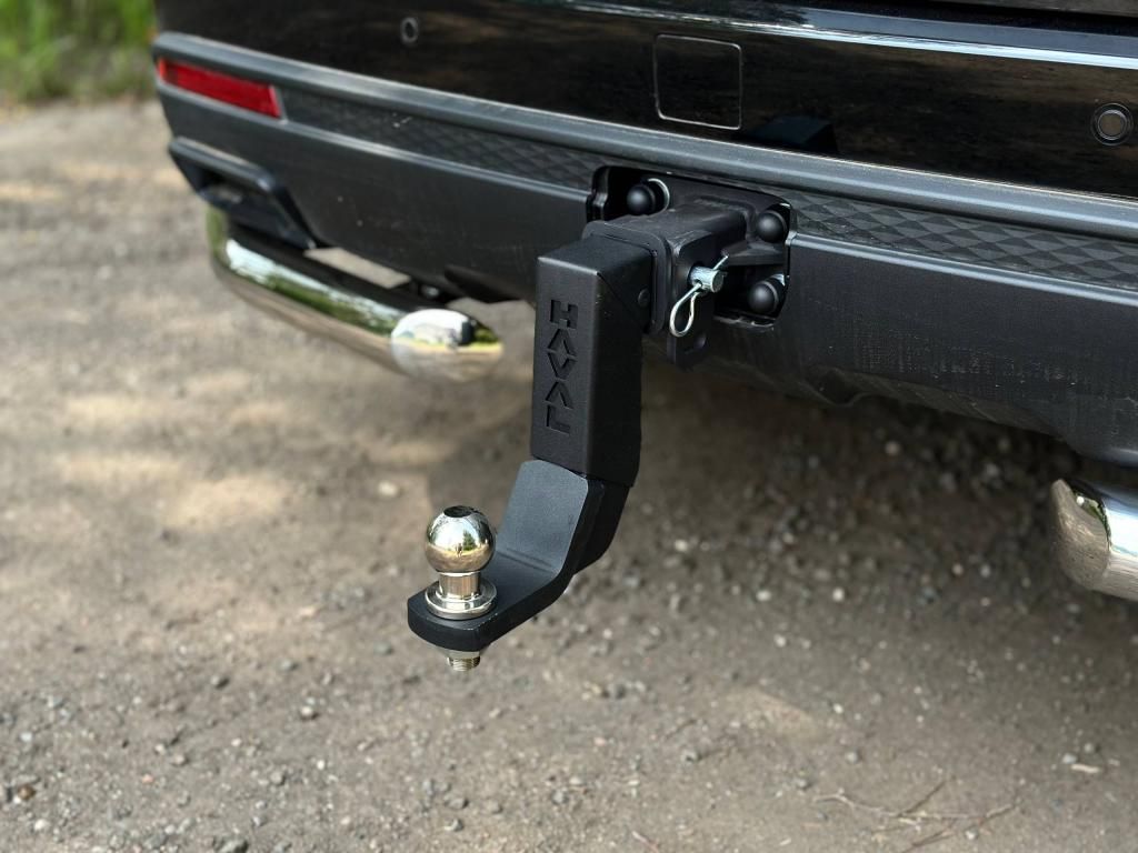 Фаркоп (Black надпись Haval, шар E нерж.)