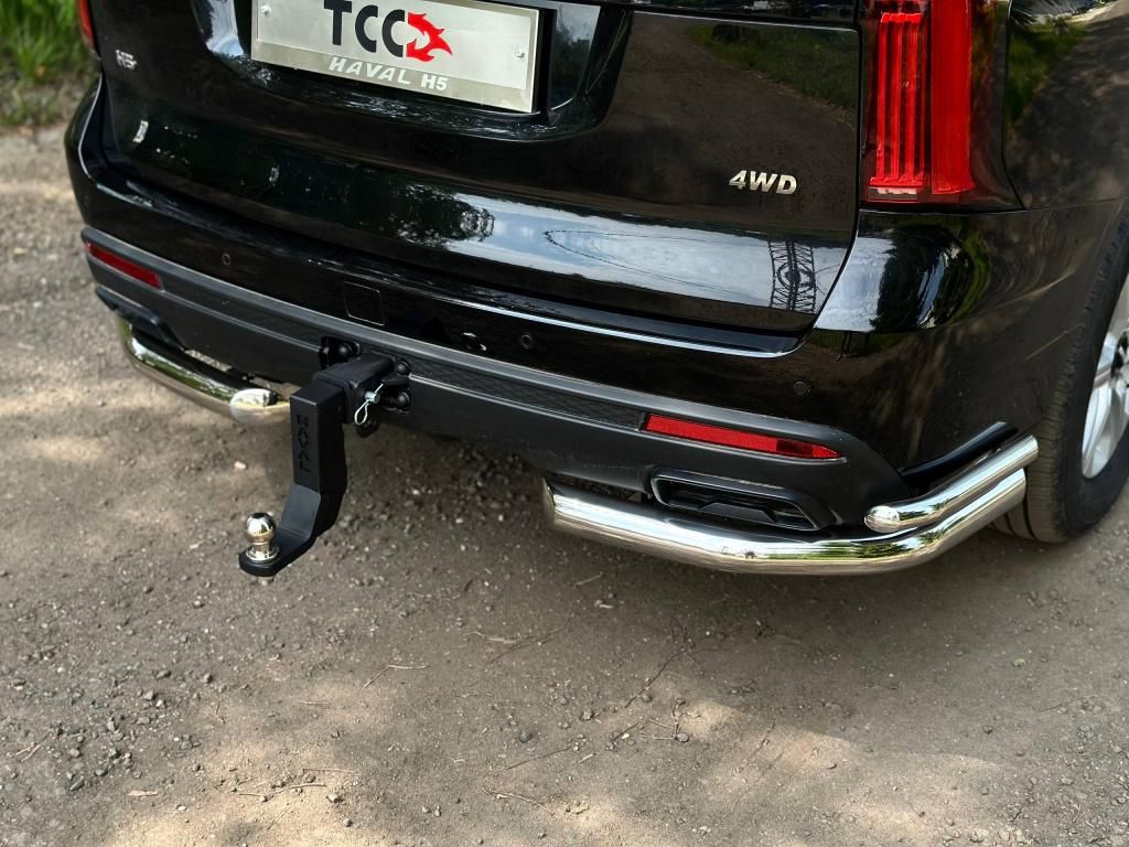 Фаркоп (Black надпись Haval, шар E нерж.)