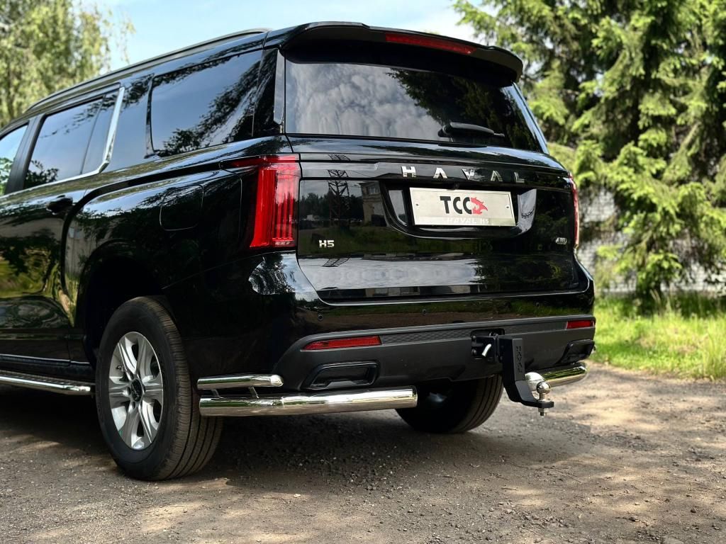 Фаркоп (Black надпись Haval, шар E нерж.)