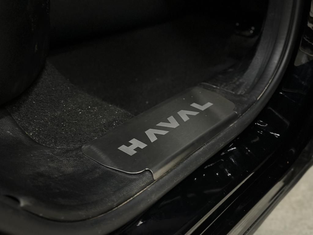 Накладки на пластиковые пороги (лист шлифованный надпись Haval) 4шт