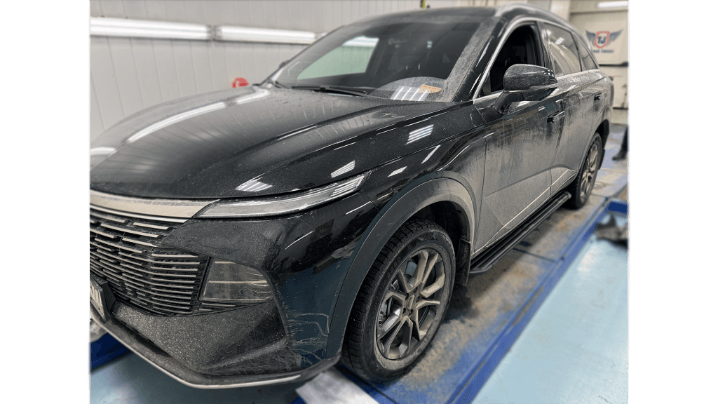 Пороги алюминиевые ''Slim line Black'' 1720 мм