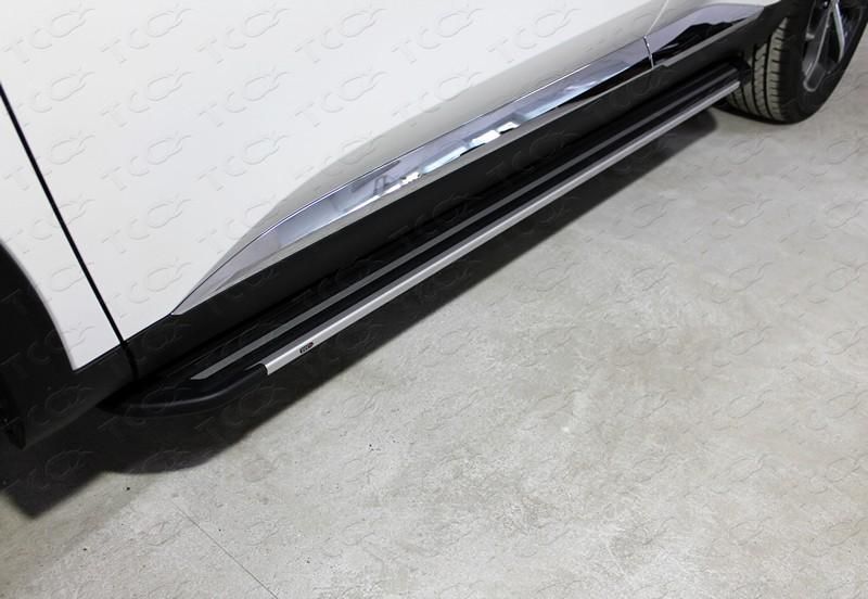 Пороги алюминиевые "Slim Line Silver" 1720 мм