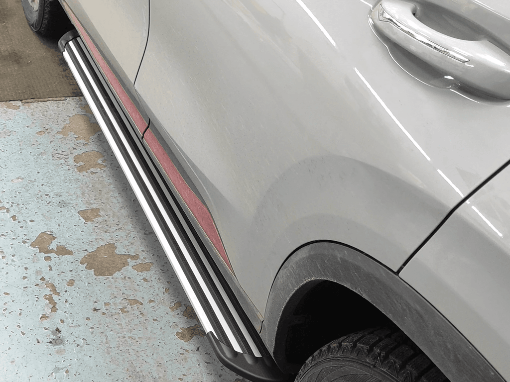 Пороги алюминиевые "Slim Line Silver" 1720 мм