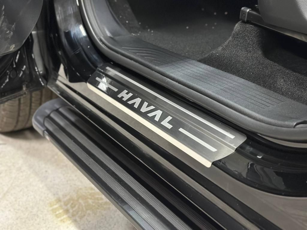 Накладки на пороги (лист шлифованный надпись HAVAL) 4шт