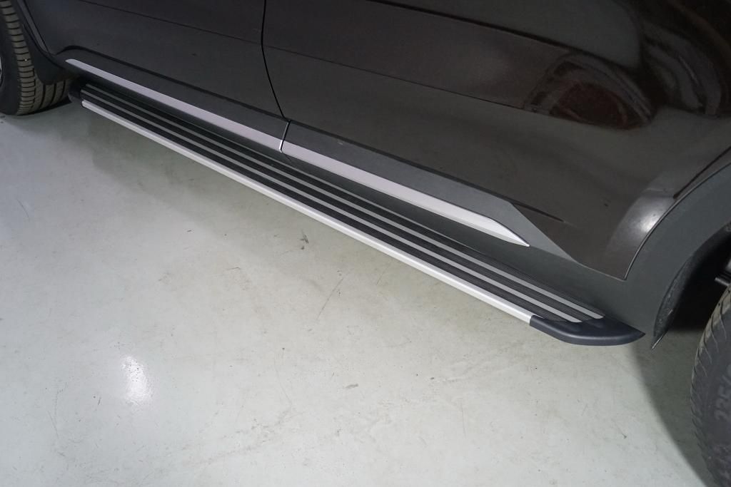 Пороги алюминиевые "Slim Line Silver" 2120 мм